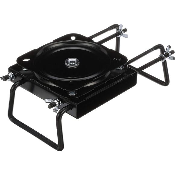 Attwood 15700-3 Seat Mount, Clamp-On With Swivel, from 7 ½ to 18 '' Black, - Picture 3 of 7